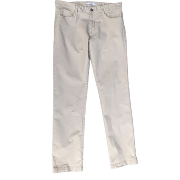 Calvin Klein Men's Slim Flat Front Khakis 32 - Picture 2 of 11